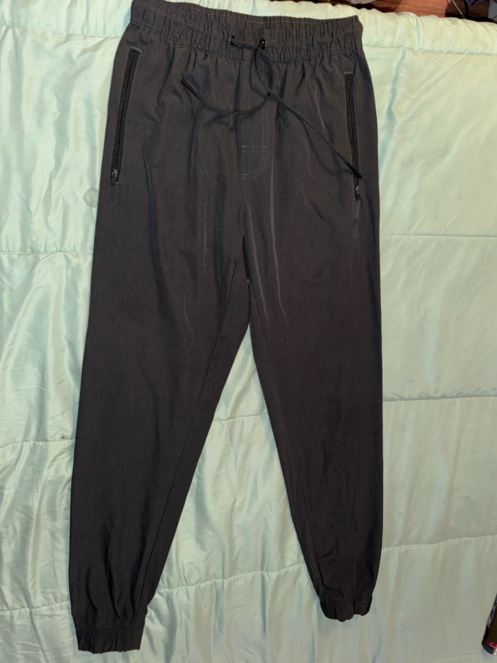 Legends Men's Aviation Joggers Small S Charcoal Gray Black Like New Stretch